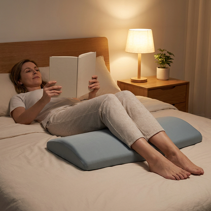Lumbar Sleep Pillow – Memory Foam Lower Back Support for Sleeping