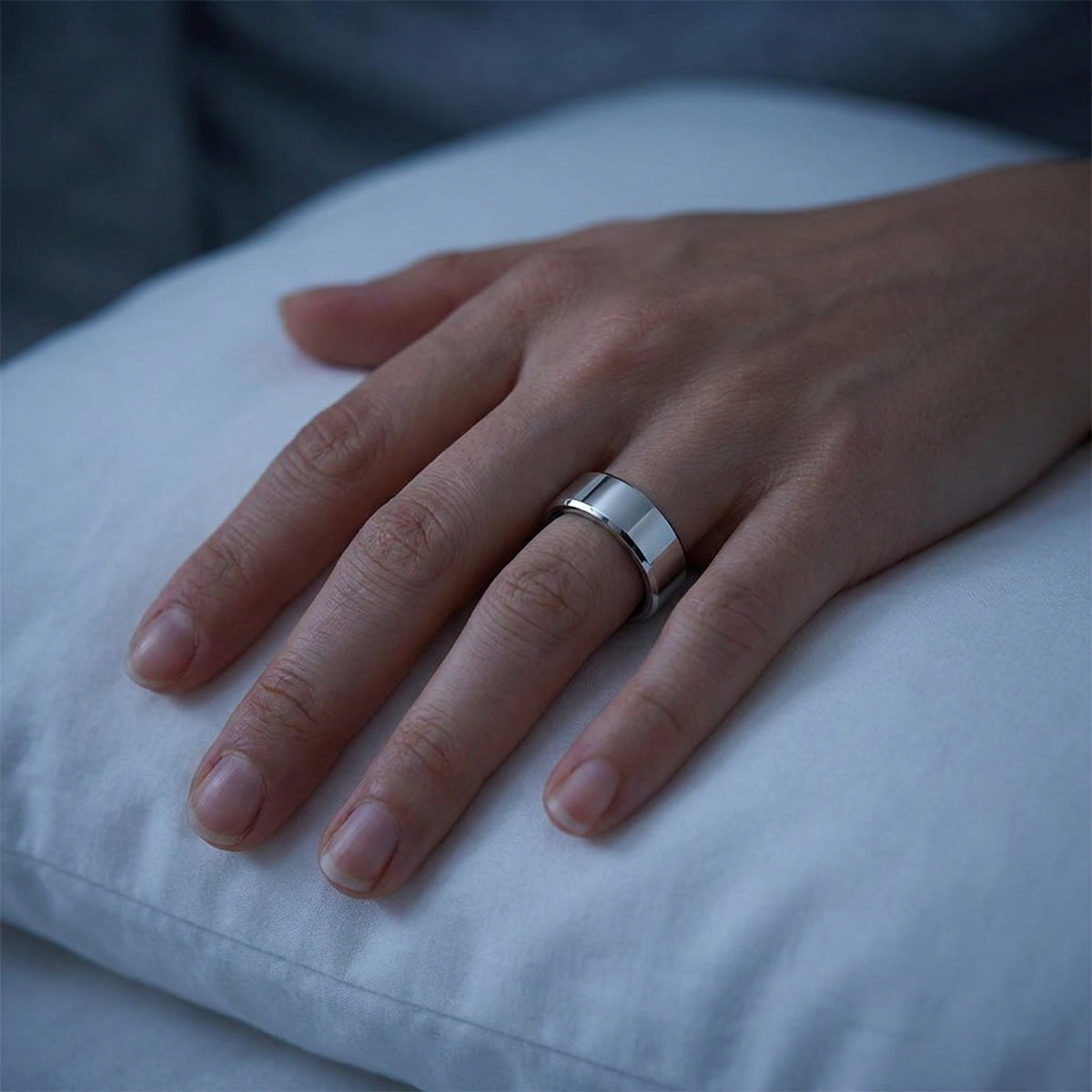 Steel Titanium Smart Ring - Health Rings for Women & Men