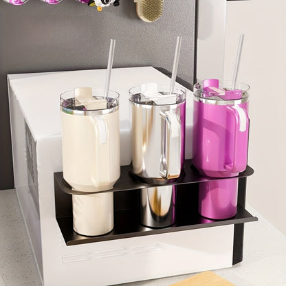 Magnetic Drink Rack Organizer – Strong Stainless Steel Mug and Bottle Holder for Kitchen, Bar, or Countertop Space-Saving Storage