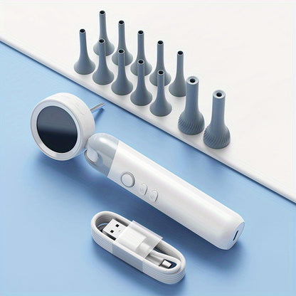Smart Ear and Nose HD Camera – 4-in-1 High-Definition Inspection Tool with Wax Removal Kit for Safe, Easy Cleaning