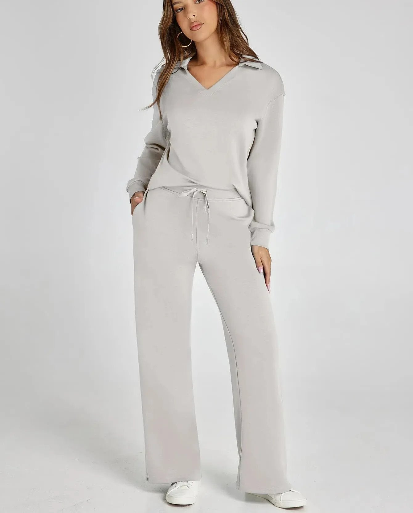 Constituent Women's 2 Piece Sets Outfits Casual Long Sleeve Sweatsuits Sets (Same as in the video)