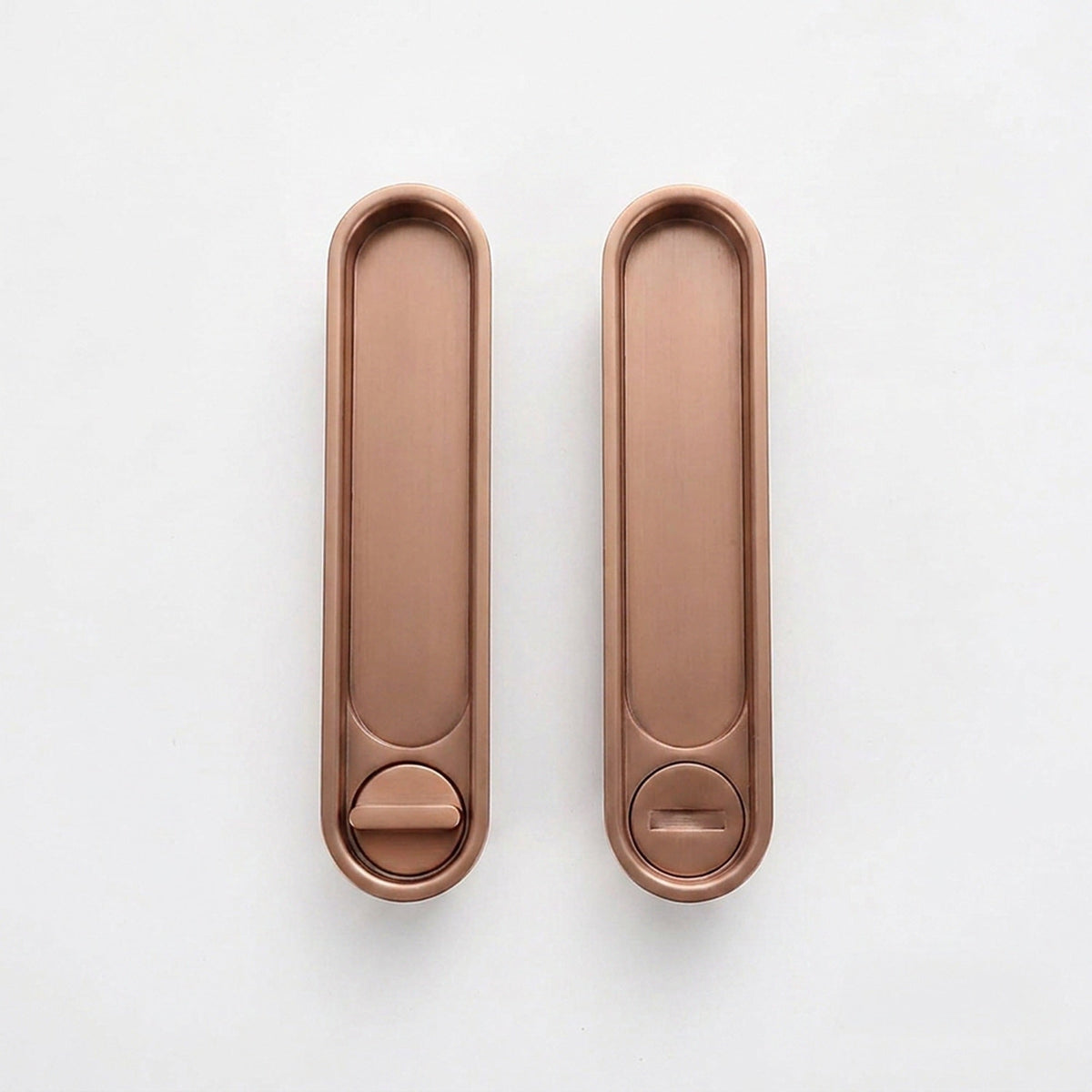 Invisible Entry Hook Pocket Door Lock –  With Interior Lock Fittings, Modern Sliding Hardware for Doors, Rooms, or Minimalist Spaces