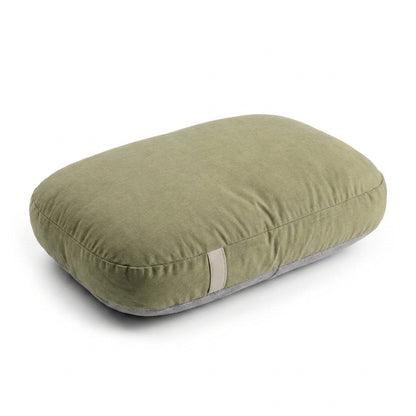 Memory Foam Camping Pillow - Full-Size Rollable Camp Pillow with Removable Washable Cover and Stuff Sack