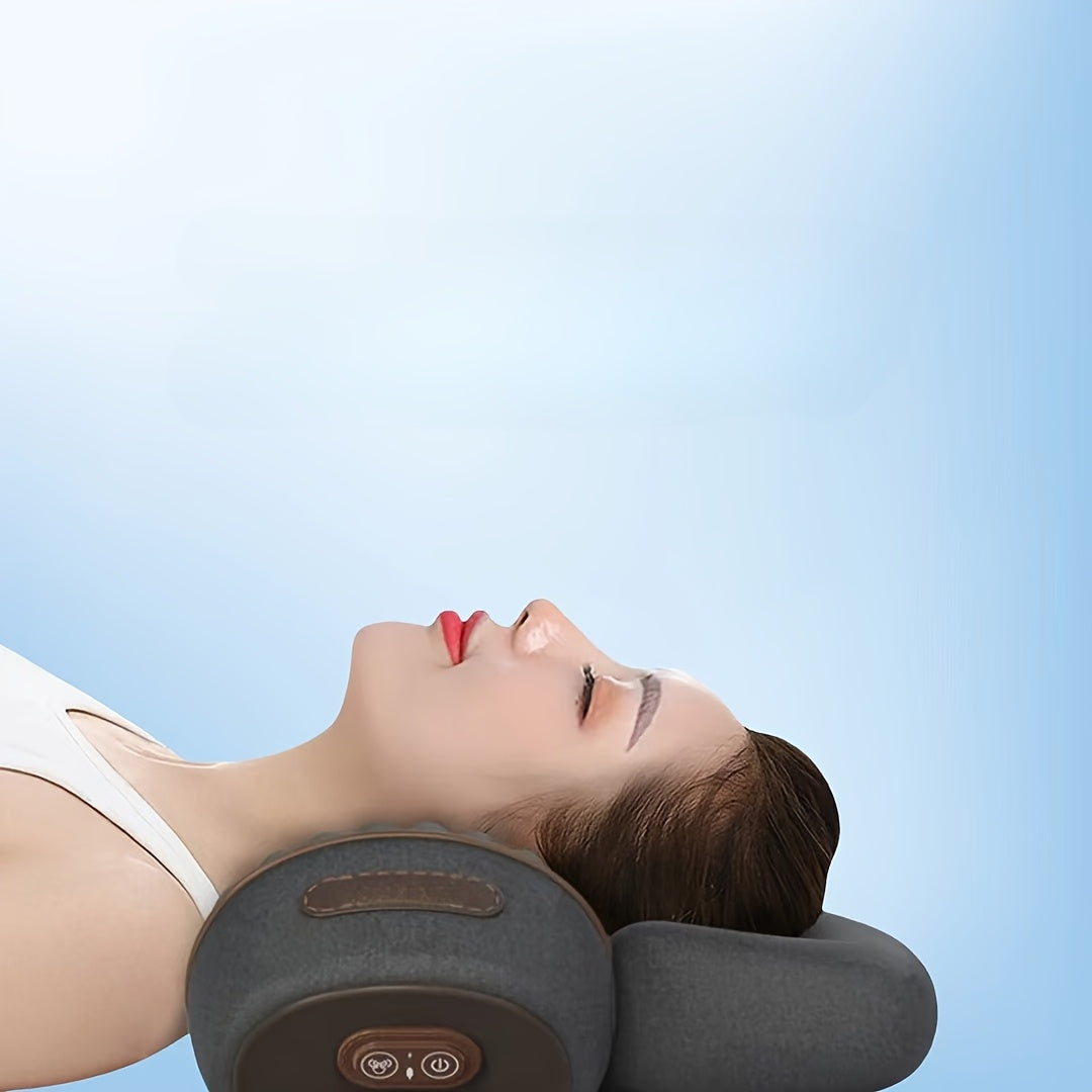 Soothing Heated Neck Massager – Deep Tissue Therapy Support for Neck Pain, Stress Relief, and Muscle Relaxation Anytime Anywhere