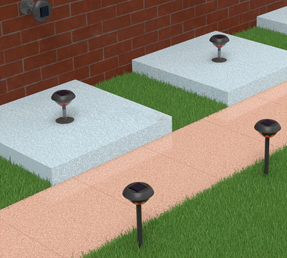 Waterproof LED Solar Outdoor Lights –  Flower Illumination Garden Landscape Lamps for Pathway, Patio, Driveway, and Energy-Saving Night Décor
