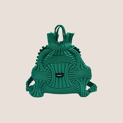 Japanese Korean Style Knit Tote Bag – Multi-Functional Casual Handbag, Shoulder Bag, and Backpack for Travel, Coffee, and Daily Use