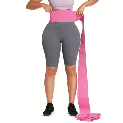 Women’s Silicone Waist Trainer Sauna Belt – Adjustable Body Shaper Wrap for Tummy Control, Weight Loss, and Workout Support