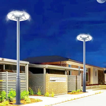 Motion-Sensing Solar UFO Street Lamp – Remote-Control Garden Light for Villas, Courtyards, Pathways & Modern Outdoor Illumination