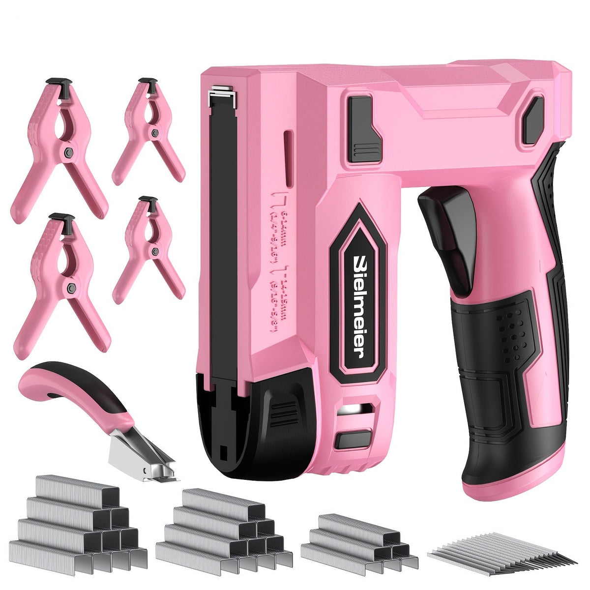 Electric Rechargeable Cordless Nail Gun – 20V Portable Precision Nailer for DIY, Carpentry, and Home Projects with Efficient Battery Power