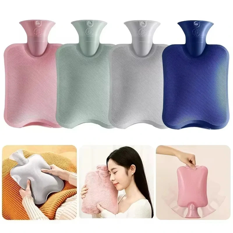 Large-Capacity Hot Water Bag – 1000ml/2000ml Reusable Heating Bag for Women’s Belly and Hand Warming Comfort Anytime
