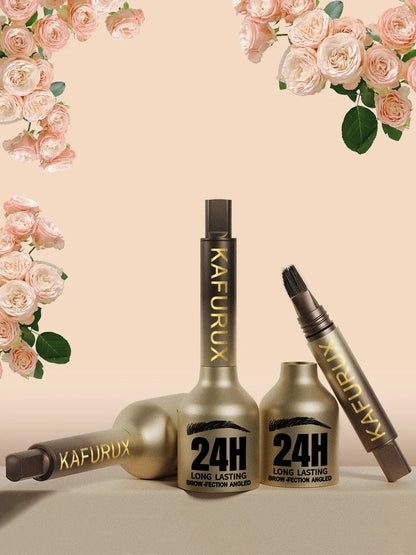 Long Lasting Waterproof Eyebrow Pencil – Sweatproof, Easy-To-Use Makeup for Flawless Brows in Black, Brown & Earth Tones