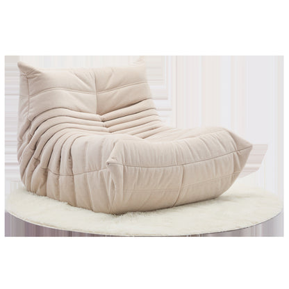 Caterpillar Bean Bag Sofa Chair – Single Lazy Lounge with 45D Sponge Filling, Soft Modern Design for Bedroom or Living Room Comfort