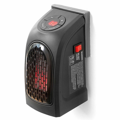 Portable Plug-In Electric Fan Heater with Thermostat