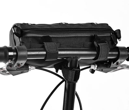 Waterproof Bike Front Tube Bag – Portable Large Capacity Handlebar Storage Basket for Cyclists & Commuters