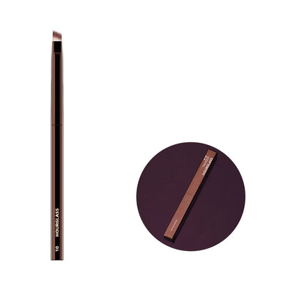 Professional Hourglass Makeup Brush Set – Retractable Eyeshadow, Foundation, Concealer, Powder & Eyeliner Brushes for Beauty Pros