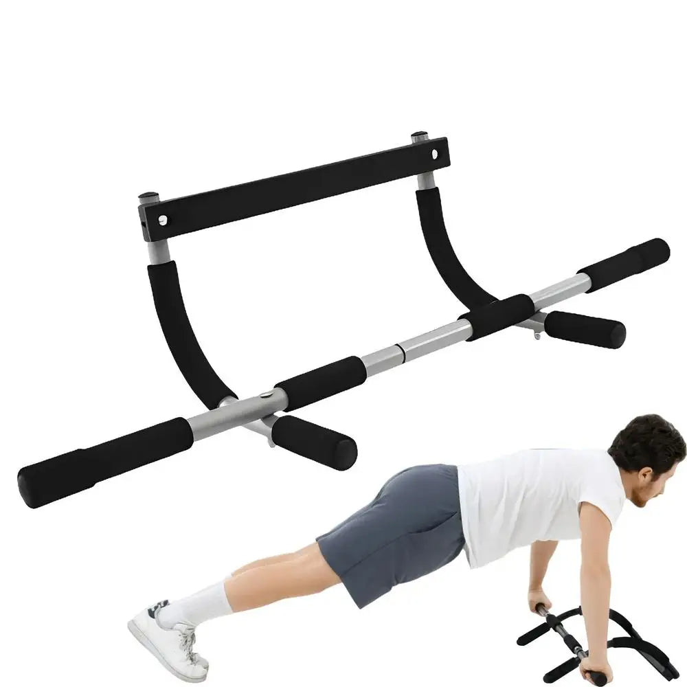 Doorway Pull-Up Bar for Home Gym – Indoor Body Trainer for Full-Body Fitness, Easy Hangable Bar with Foam Grips & Sturdy Design