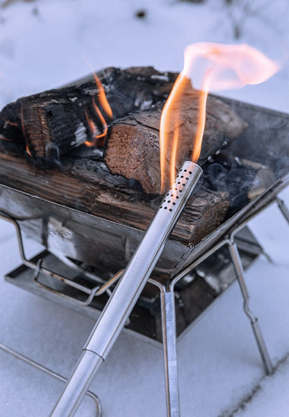 Outdoor Torch Spray Gun – Stainless Steel Camping Flame Thrower for BBQ, Fire Starting, or Carbon Point Ignition Adventures