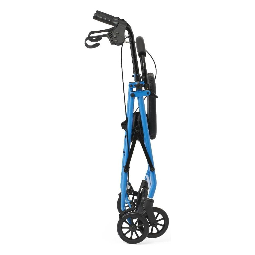 Folding Lightweight Steel Rollator with Seat