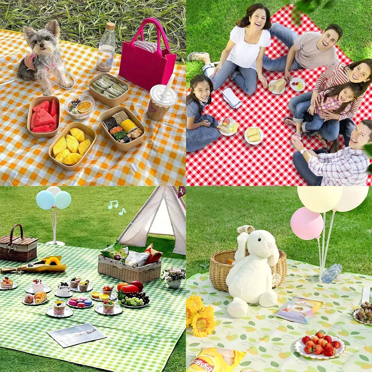 Waterproof Foldable Picnic Blanket – Comfortable Outdoor Mat for Picnics, Camping, and Family Fun with Easy Storage and Cleanable Surface
