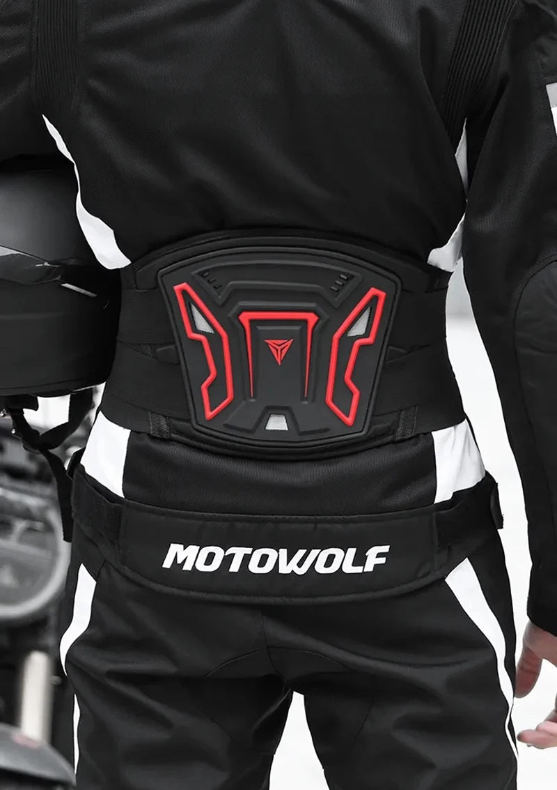 Motocross Motorcycle Waist Protector – Professional Riding Belt for Cycling, Motorbike Sports, and Lower Back Protection