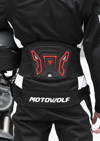 Motocross Motorcycle Waist Protector – Professional Riding Belt for Cycling, Motorbike Sports, and Lower Back Protection