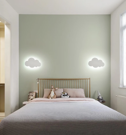 LED Cloud Wall Lamp – Dreamy Baby Room & Bedroom Décor with Warm Glow & Touch Control