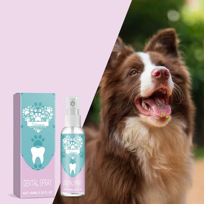 Pet Dental Spray – Fast-Acting Oral Care Solution for Dogs & Cats, Removes Plaque, Tartar, Stains, and Yellowing