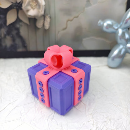 Funny Prank Screw Gift Box – 3D Printed Money Box for Cash or Card Gifts, Blue 3.15” Novelty Surprise Container