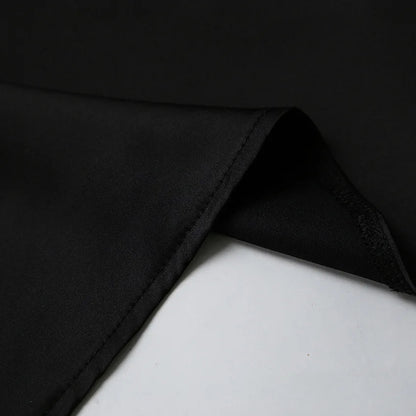 Women’s Black Lace Skirt – Asymmetrical A-Line Design with Fashionable Layered Splicing & Chic Modern Appeal