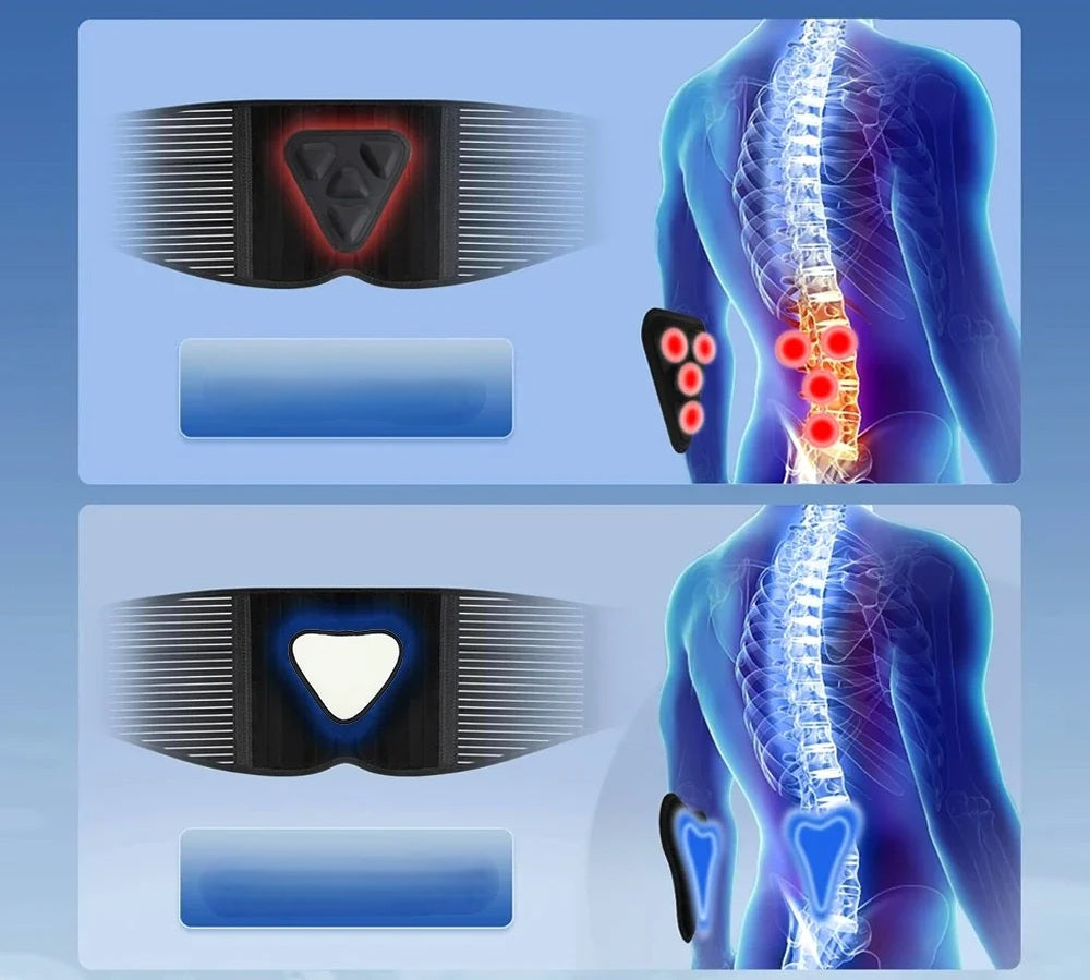 Adjustable Back Brace for Pain Relief – Breathable Lumbar Support Belt for Herniated Disc, Sciatica, and Scoliosis Recovery