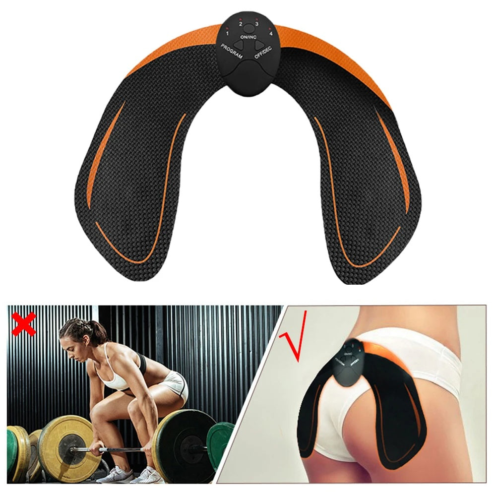 Smart EMS Hip & Abs Trainer - Wireless Electric Stimulator for Muscle Building, Body Shaping & Slimming Fitness Goals