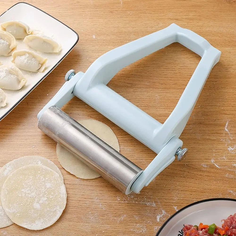 Foldable Stainless Steel Rolling Pin – Dough Roller Docker for Pastry, Pizza and Baking Kitchen Prep
