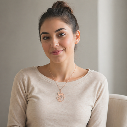 Stainless Steel Family Mom Daughter Pendant Necklace – Mother’s Day Jewelry Gift for Women, Symbolic Love Necklace for Moms Daughters Pregnancy Keepsake