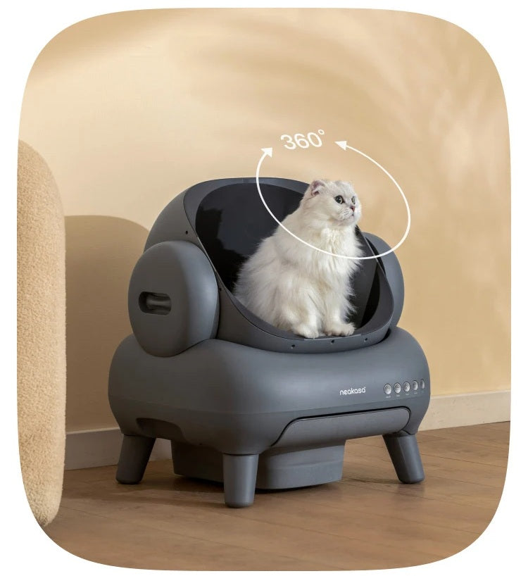 Automatic Cat Litter Box – Smart Self-Cleaning Open Cat Toilet System with Odor Control, Designed for Clean, Effortless Pet Care