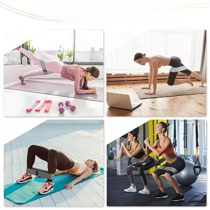 Crochet Gradient Resistance Band – Elastic Training Ring for Deep Squats, Buttocks Shaping and Strength Workouts