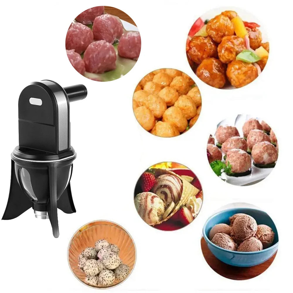 Electric Meatball Making Machine – Automatic Fish Ball and Rice Ball Maker for Home Kitchen Use