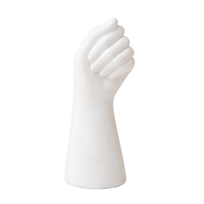 Modern Resin Hand Vase Ornament – Creative Sculpture for Flower Display, Dining Table, or Unique 2024 Home Styling Accent