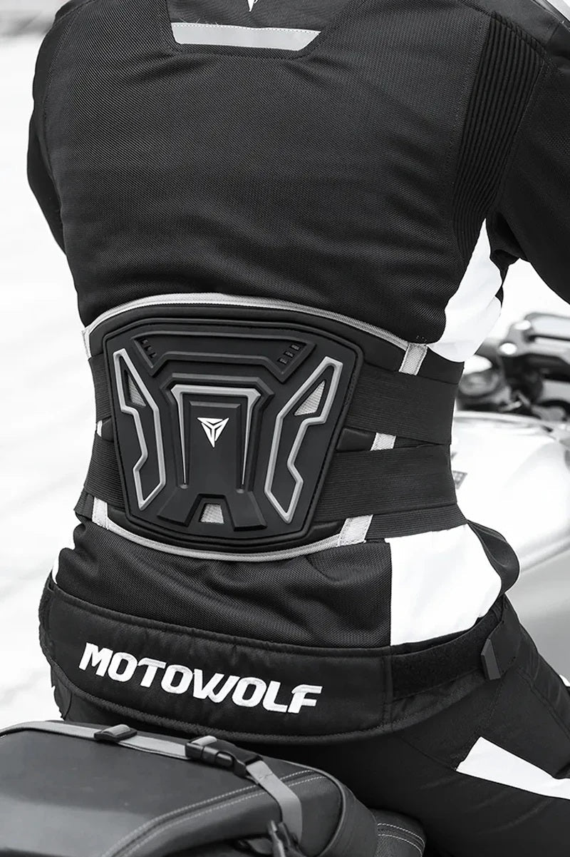 Motocross Motorcycle Waist Protector – Professional Riding Belt for Cycling, Motorbike Sports, and Lower Back Protection
