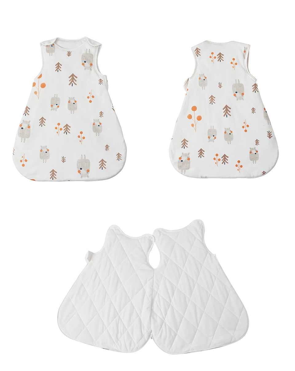 Cozy Baby Sleeping Bag – Anti-Kick Blanket for Infants 0-24 Months with Starry Print