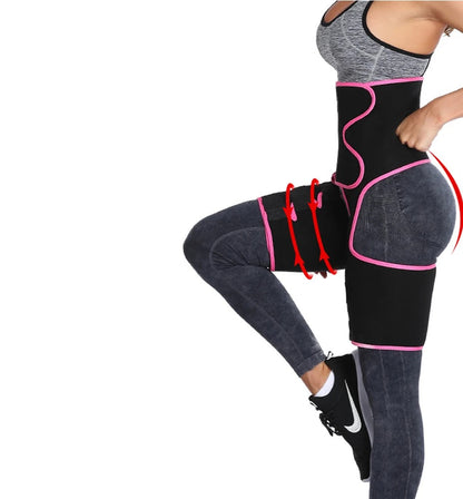 Neoprene Thigh Trimmer and Slimming Belt – Sweat Shapewear for Women to Burn Fat, Sculpt Legs, and Enhance Waistline Definition
