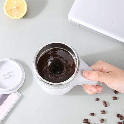 Rechargeable Automatic Magnetic Self-Stirring Mug - Rotating Coffee Mug for Office, School, Gym - Perfect for Stirring Coffee, Chocolate, Milk, Protein Powder, Cocoa, Etc