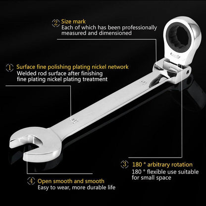 Universal Ratchet Wrench Set