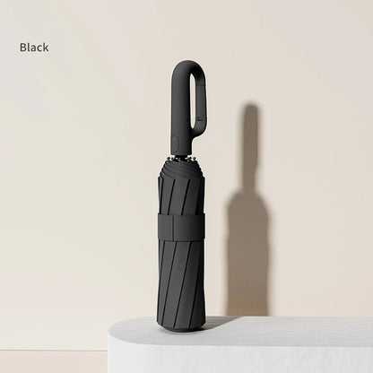 Extra-Large Reinforced Automatic Umbrella – Windproof, Rain-Resistant, UV-Blocking Ring-Buckle Design for Reliable All-Weather Protection