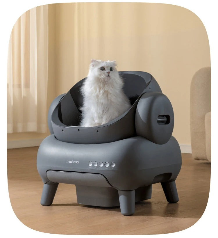 Automatic Cat Litter Box – Smart Self-Cleaning Open Cat Toilet System with Odor Control, Designed for Clean, Effortless Pet Care