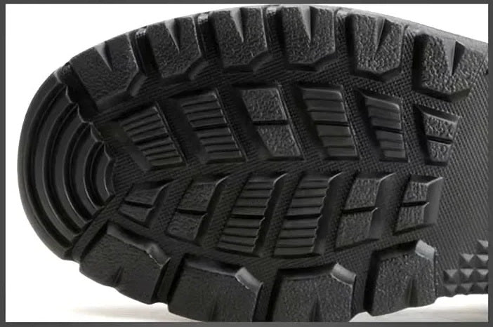 Men’s Classic Motocross Motorcycle Boots – Waterproof Touring Footwear with Reinforced Heel and Toe for Rugged Ride Comfort & Style