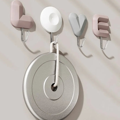 Wall-Mounted Hat Organizer - 6-Hook L Shaped Rack for Baseball Caps, Belts, and Accessories