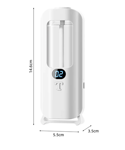 USB Aromatherapy Air Humidifier – Rechargeable 33.8oz Fragrance Diffuser for Long-Lasting Room Freshness in Office or Bathroom