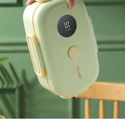 Digital Display Thermal Insulated Lunch Box – Smart Food Container for Men, Women, and Kids’ Fresh Meals