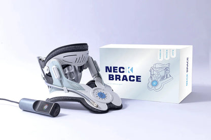 Electric Neck Traction Brace – Soft Adjustable Cervical Collar with Custom Logo, Pain Relief & Support for Neck Fixation Therapy