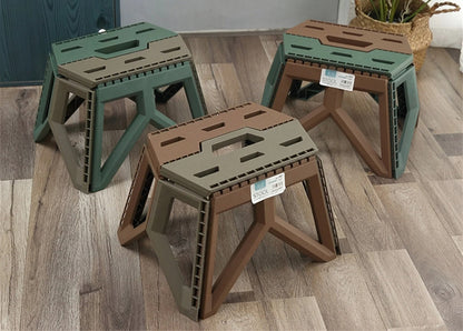 Compact Folding Outdoor Stool – High Load-Bearing Mini Chair for Camping, Beach, Hiking, Fishing, Lightweight Portable Seat Solution